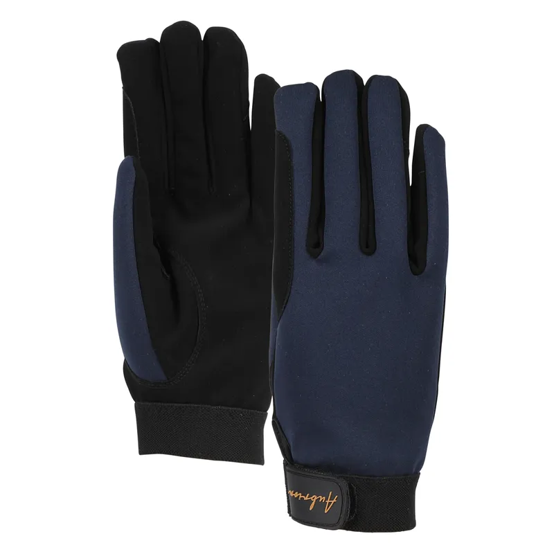 Aubrion Young Rider Team Winter Riding Gloves - Navy